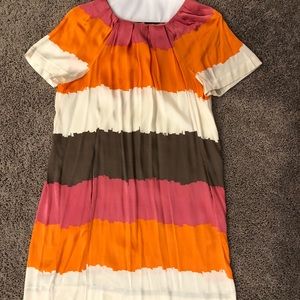 Satin shift dress- BCBG